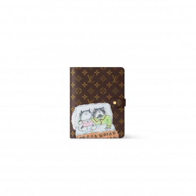 LOUIS VUITTON DESK AGENDA COVER MM GI1395 (23*18*2cm) 